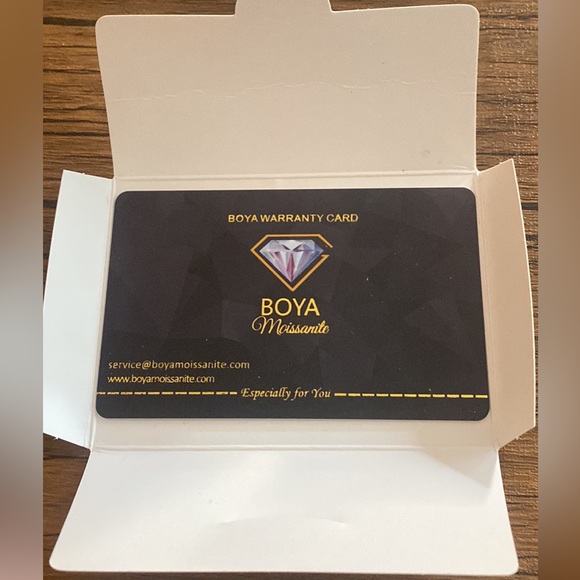 NIB Sterling Silver Moissanite Studs - Picture 2 of 10